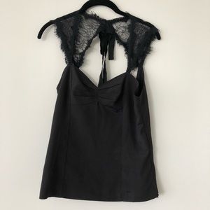 Black Tank Blouse